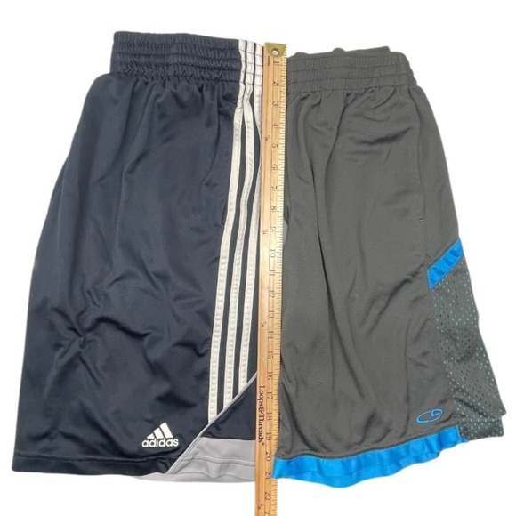 Adidas Blue and Champion Gray Athletic Shorts Men’s Size: Medium - Picture 2 of 14